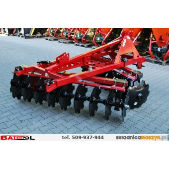 Brona talerzowa Demarol 2m 2x9T 3-podpory, 